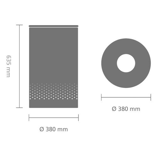 Brabantia koš za rublje 60L okrugli, bijeli slika 10