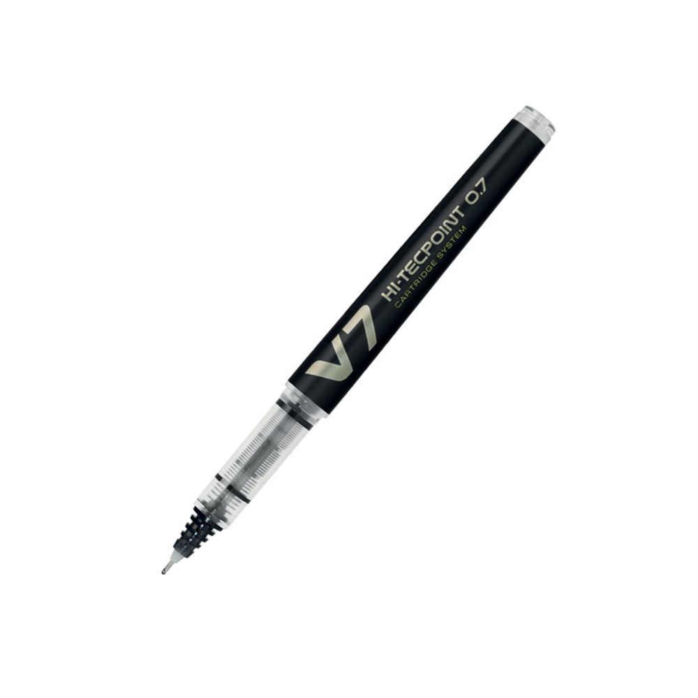 ROLER PILOT V7 HI-TECPOINT 0.7 REFILLABLE CRNI slika 1