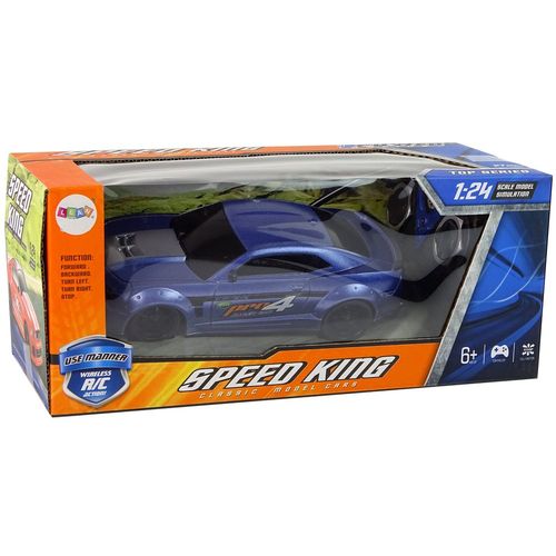 Sportski auto Speed King na daljinsko upravljanje 1:24 plavi slika 5