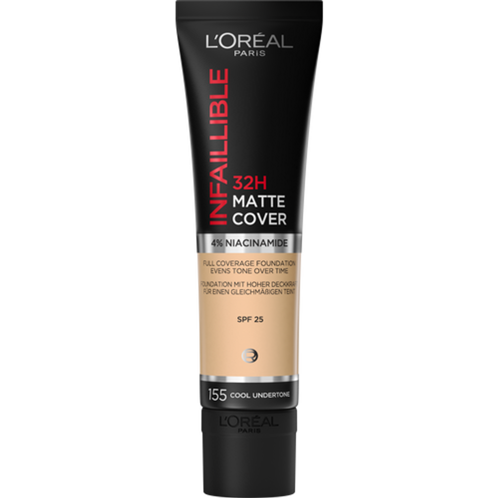 L'Oreal Paris Infaillible 32H Matte Cover Tečni puder 155  slika 1