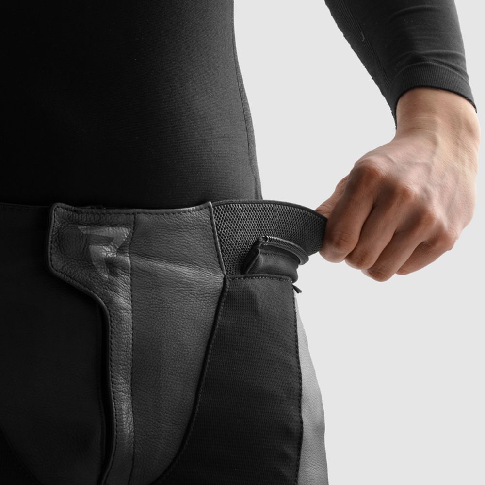 Rebelhorn Inferno kožne pantole crne slika 11
