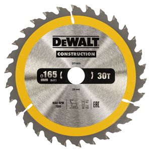 LIST KRUŽNE PILE ZA DRVO 30 Z 165x20mm Dewalt DT1935