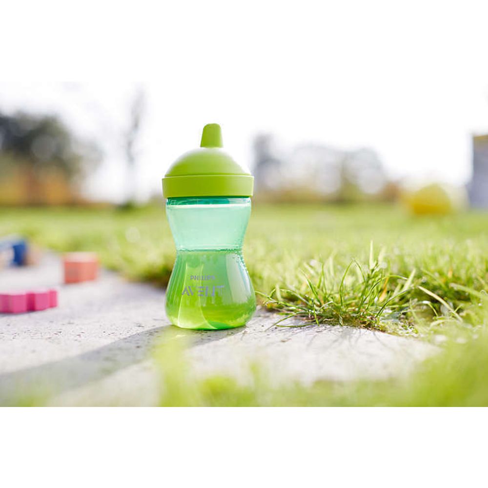 Philips Avent šalica s tvrdim nastavkom za usta 18+ zelena slika 7