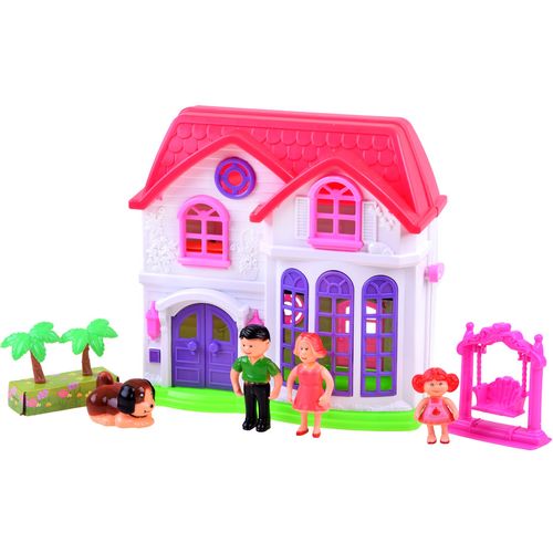 Sklopiva kućica HOUSE s figuricama i namještajem slika 3