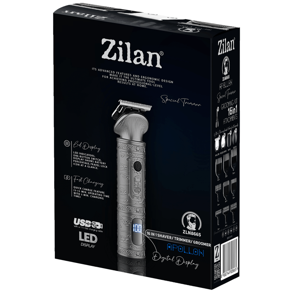 Zilan Aparat za šišanje, brijanje, trimer, 16u1 - ZLN8665 Apollon slika 5