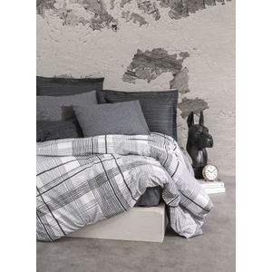 Ranforce double quilt cover set Will, colour: anthracite