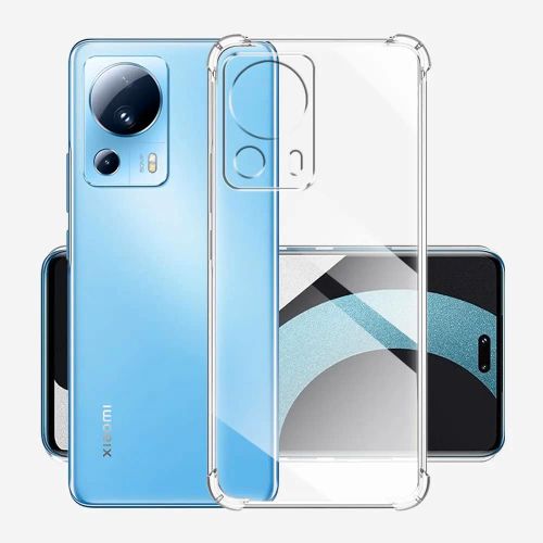 Techsuit Shockproof Clear Silicone prozirna maskica otporna na udarce za Xiaomi 13 Lite slika 4