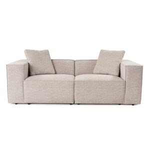 Dvosjed 'Lora' u boji mocha - Elegantan i udoban