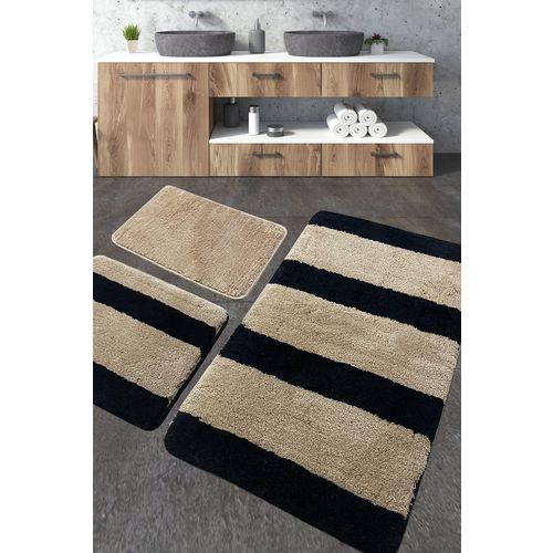 Ontale Multicolor Acrylic Bathmat Set (3 Pieces) slika 1