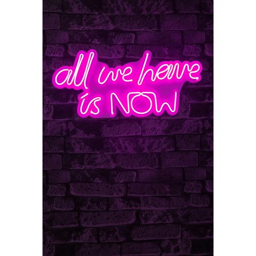 Wallity Ukrasna plastična LED rasvjeta, All We Have is Now - Pink slika 9