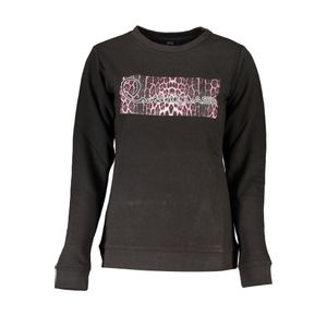 CAVALLI CLASS WOMEN'S ZIPLESS SWEATSHIRT BLACK