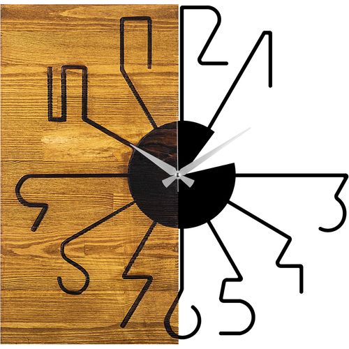 Wallity Ukrasni drveni zidni sat, Wooden Clock 29 slika 5