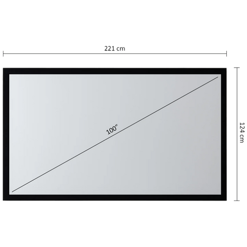 Maclean platno za projektor MC-921, 221 x 124 cm slika 7