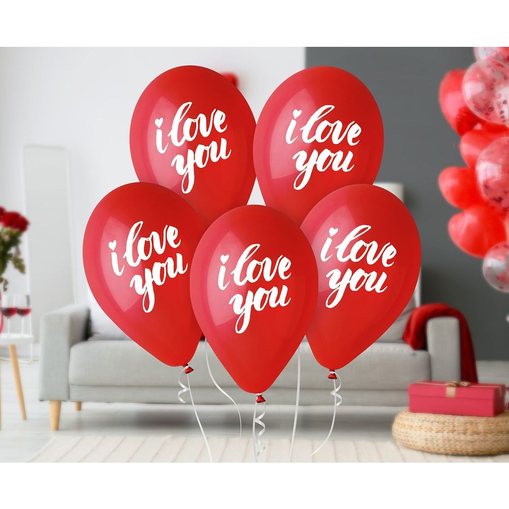 GoDan GS120-ILZ Balon Premium I Love You 33cm, 5kom slika 3