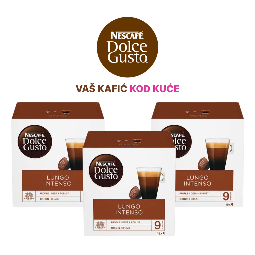 Nescafe Dolce Gusto kapsule za kafu Lungo Intenso set 3 kom slika 1