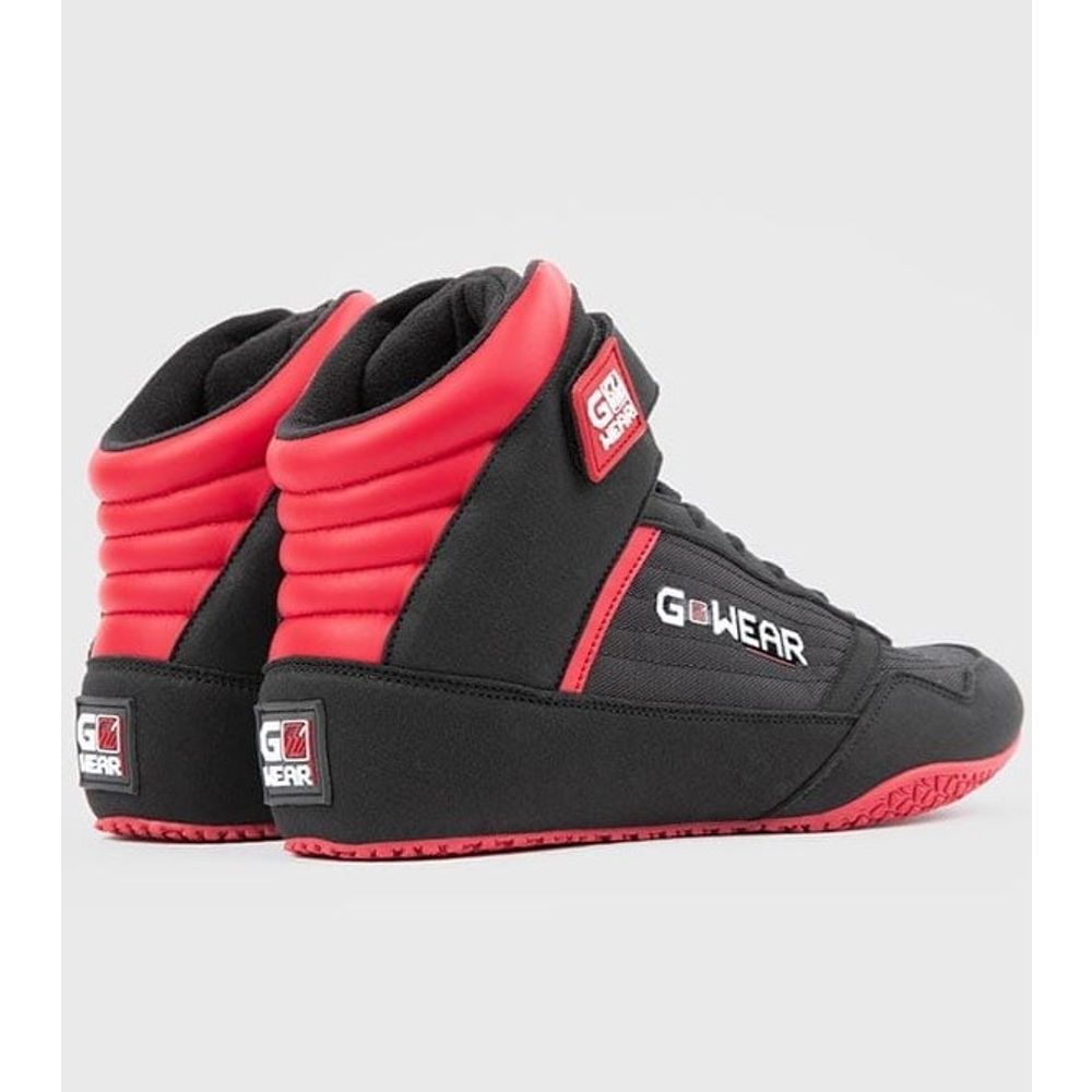 Gorilla Wear Classic Duboke patike, Crno/Crvene slika 3