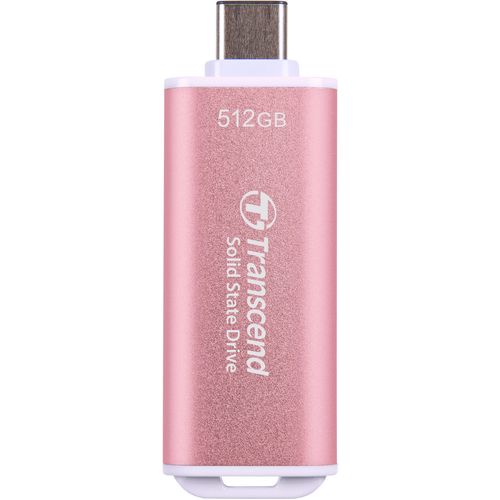 Transcend TS512GESD300P 512GB, Portable SSD, ESD300P, USB 10Gbps, Type C, Pink slika 2