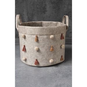 Felt basket KALS-03778 Cream