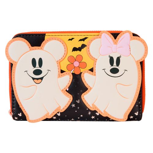 Loungefly Disney Mickey & Minnie Floral Ghost Novčanik slika 1