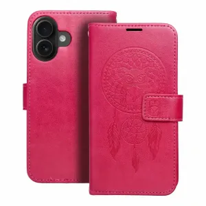 MEZZO preklopna torbica za iPhone 16 dream catcher magenta