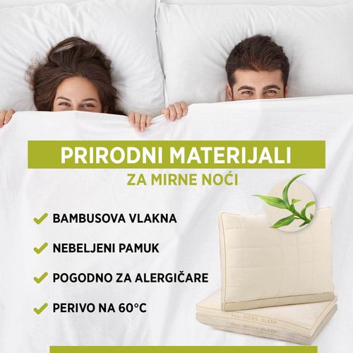 Klasični jastuk Hitex Bamboo All Sides Sleep slika 4