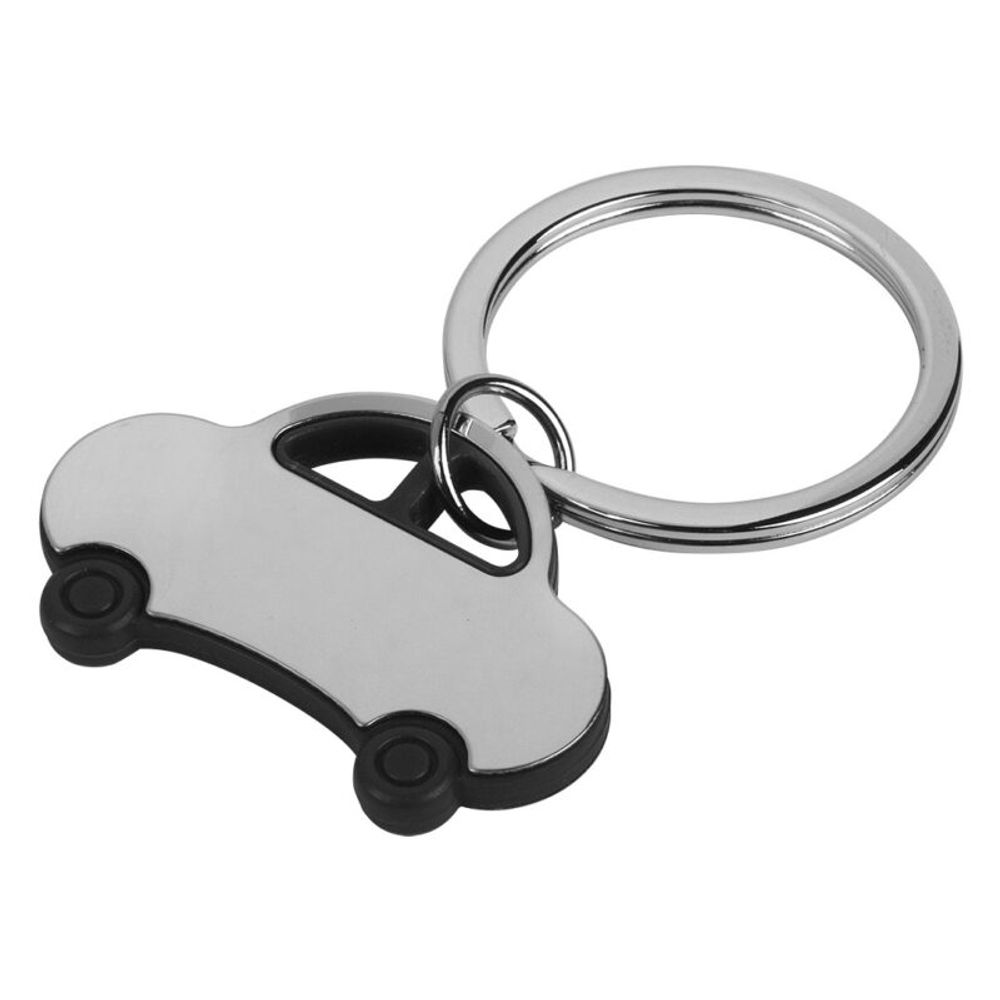 TOPOLINO, metalni privezak za ključeve, crni slika 1