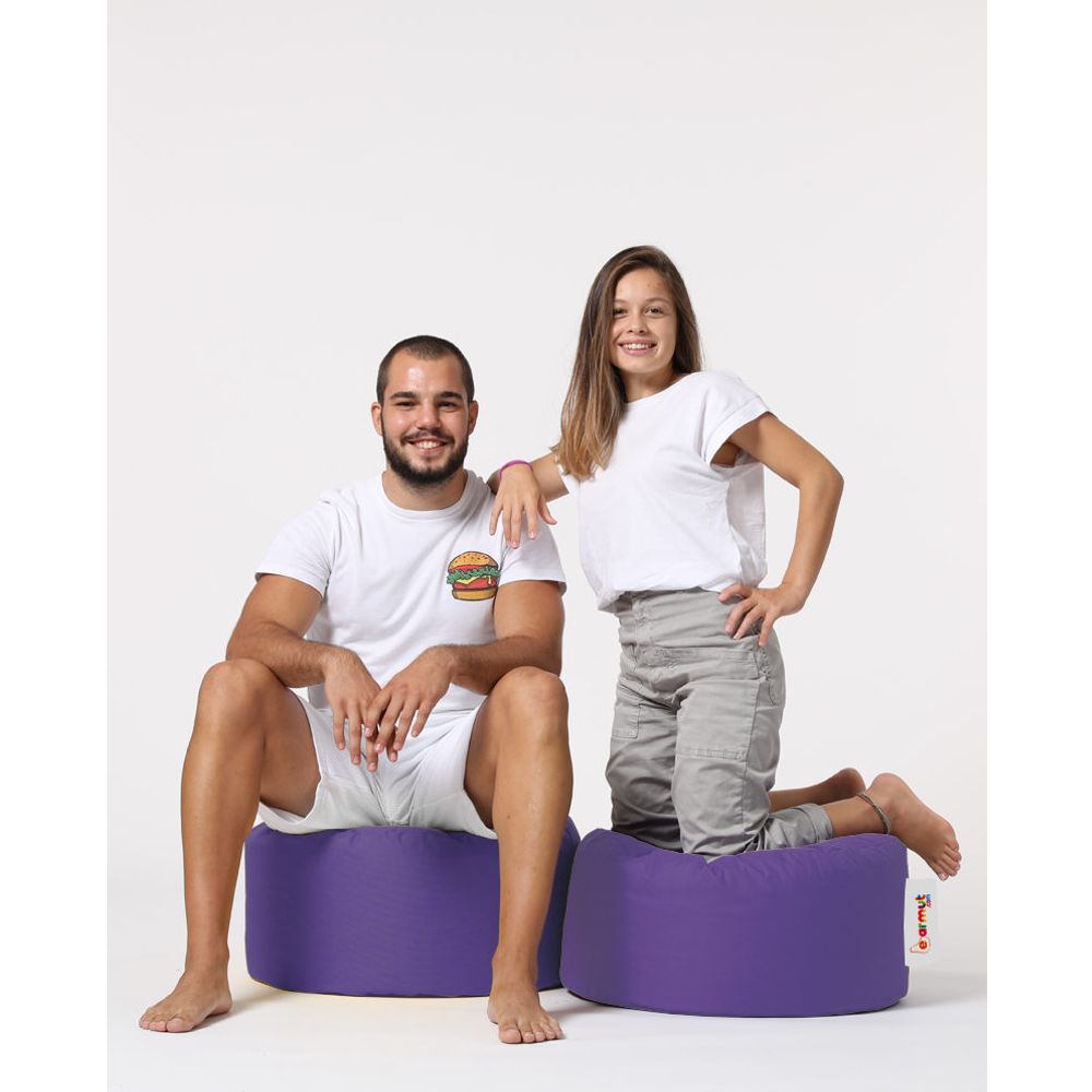 Okružni Pouf - Ljubičasti Vrt Pouffe slika 8