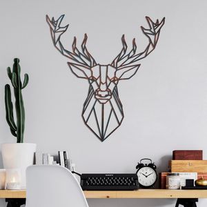 Wallity Metalna zidna dekoracija, Deer - 2