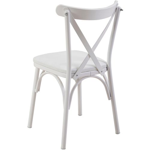 Woody Fashion Stolica, Bijela boja, Oliver Chair -  White slika 3