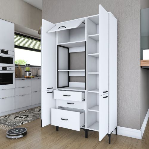 JE145 - 3115 White Multi Purpose Cabinet slika 5