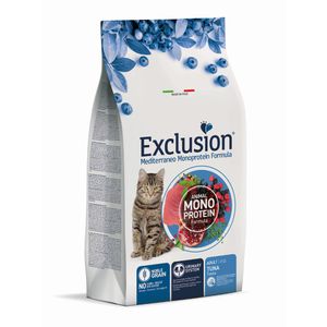 Exclusion Mediterraneo Monoprotein Formula, potpuna hrana za odrasle mačke, tuna, 300 g