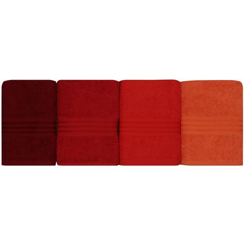 L'essential Maison Rainbow - Set Peškira za ruke crvene, bledo narandÅ¾aste, narandÅ¾aste, crvene i fuksija boje (4 komada) slika 3