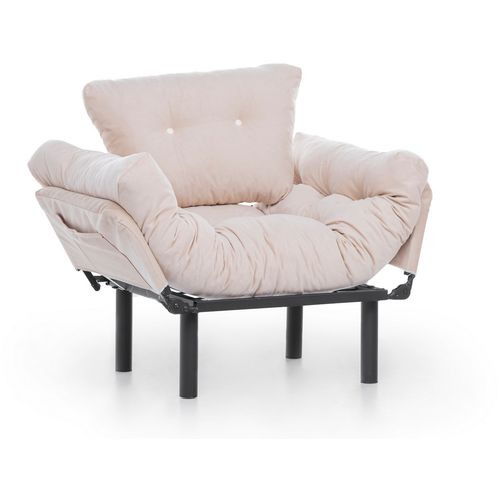 Atelier Del Sofa Fotelja, Krem, Nitta Single - Cream slika 10