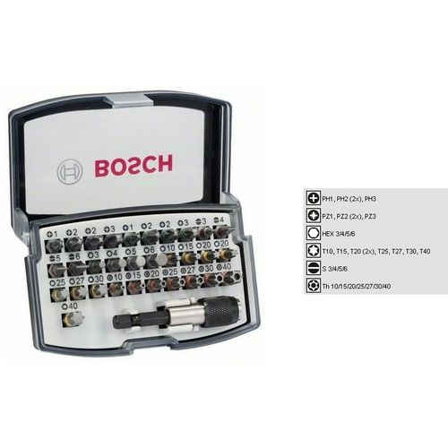 Bosch set bitova od 32 komada slika 1