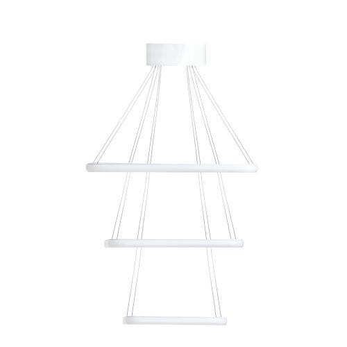 Trinity Square Set - White Body, White Light White Chandelier slika 4