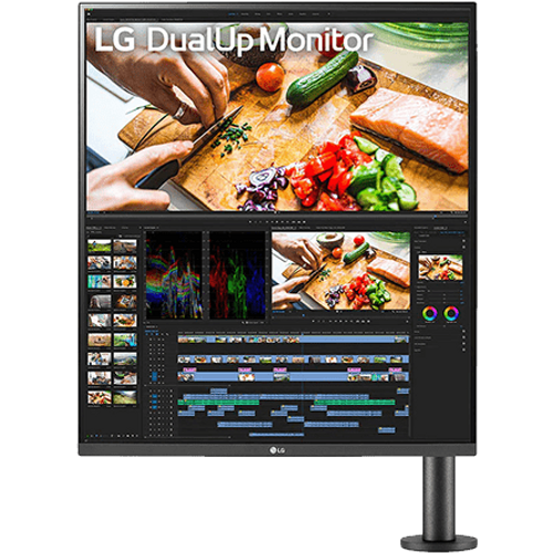 LG 28" 28MQ780-B Dual monitor sa ergo postoljem slika 1