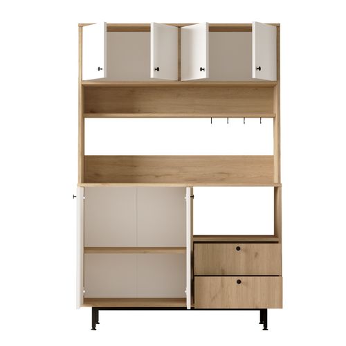 RE5-SW OakWhite Multi Purpose Cabinet slika 5