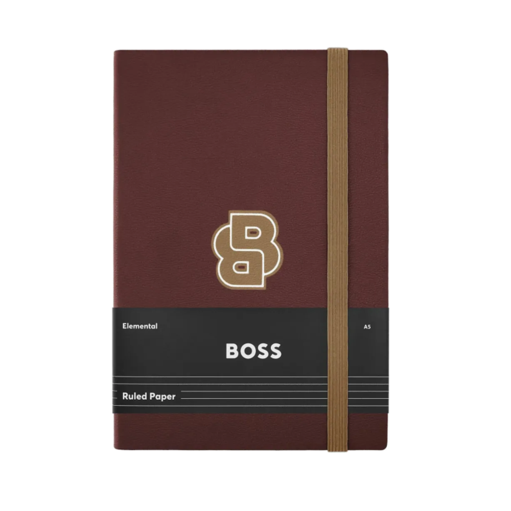Hugo Boss notes A5 Varsity HNH612RL, bordo slika 1