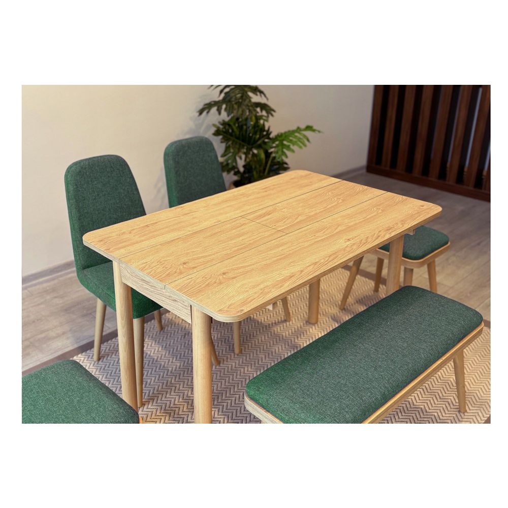 Vina Mini 03 1070 - Ekstenzibilni Trpezarijski Sto i Set Stolica (6 Komada) slika 6