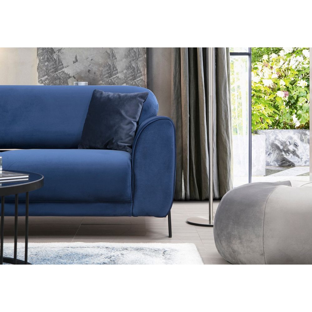 Image Corner Left (Chl-3R) - Tamnoplavi Ugaoni Sofa-Krevet slika 5