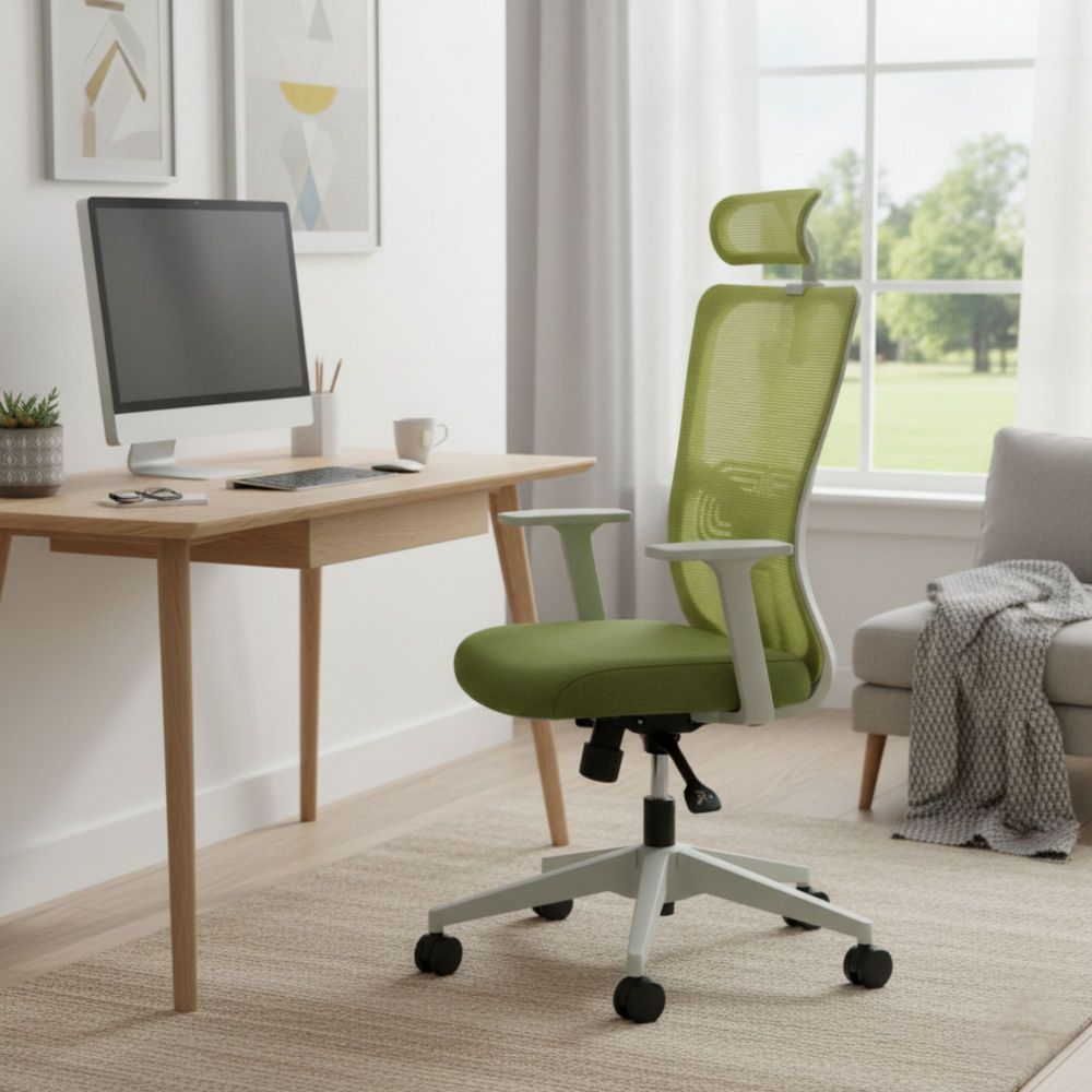 Set kancelarijskih stolica Lumbar 126 - zelena boja (2 komada) slika 1