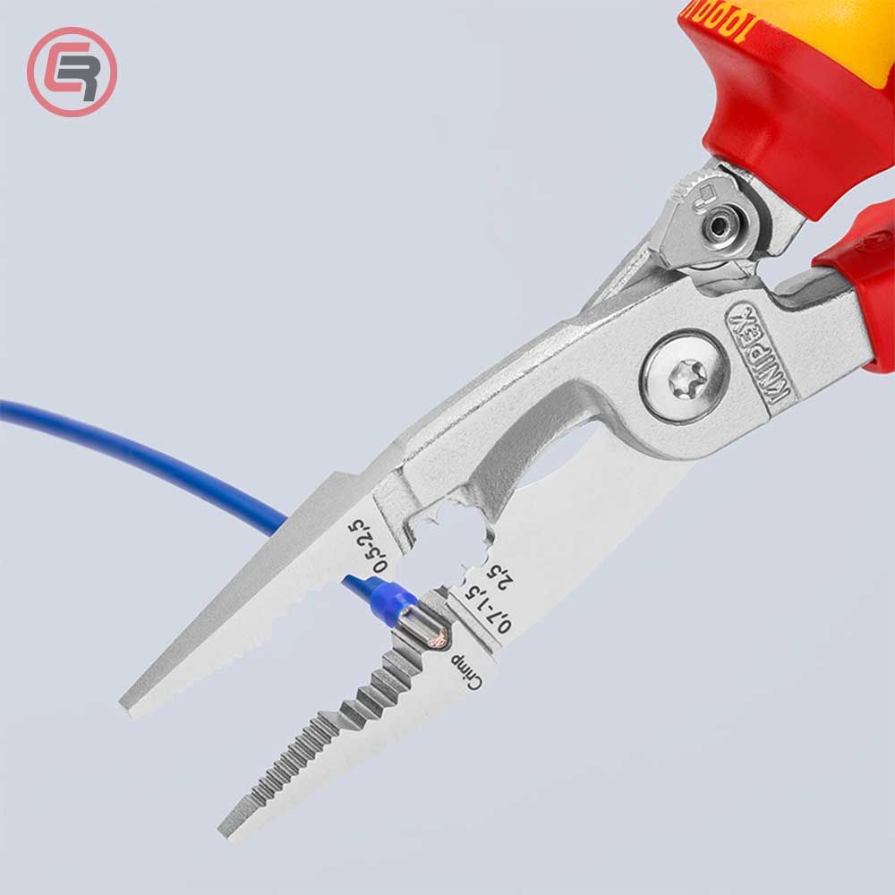 Knipex Kliješta Elektroinstalacijska Multifunkcionalna 200mm Sa Kočnicom 1000V – 13 96 200 slika 4