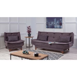 Kelebek TKM1-1501 Anthracite Sofa-Bed Set