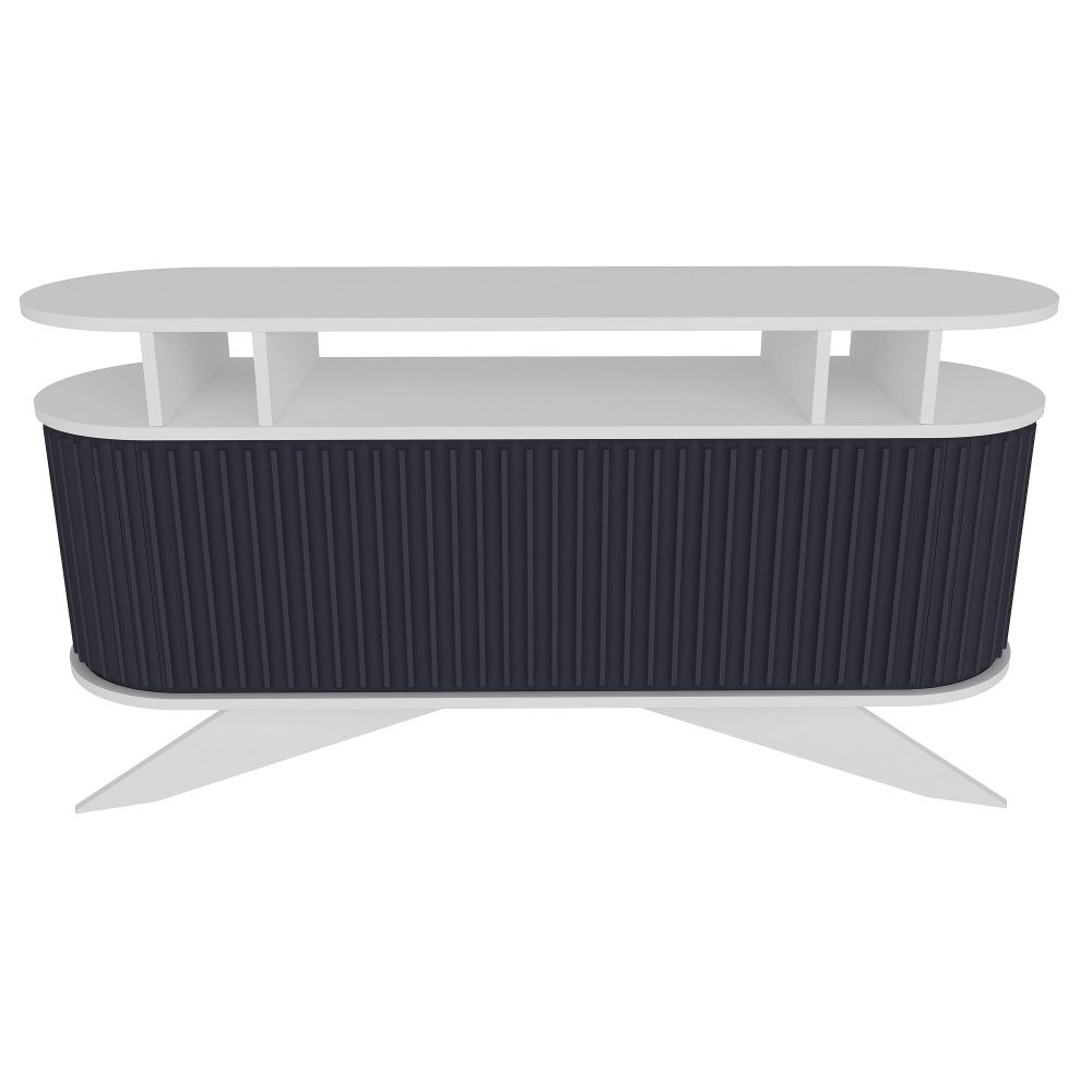 Stor - Bijeli i Antracit Sideboard slika 9