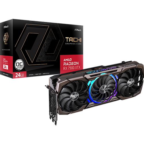 SVGA Asrock Radeon RX7900 XTX Taichi 24GB OC GDDR6 384bit, RX7900XTX TC 24GO slika 1