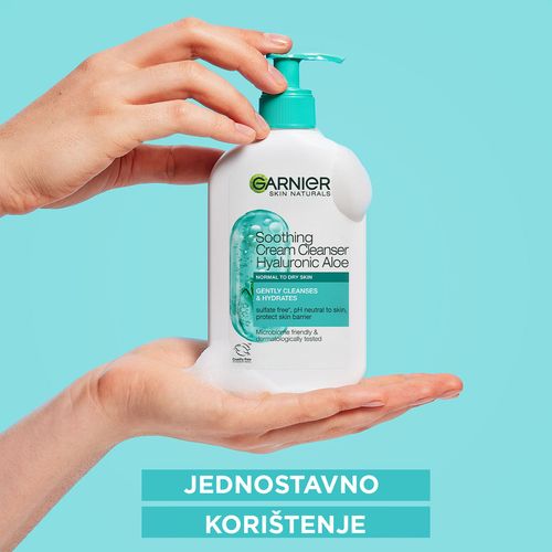 Garnier Hyaluronic aloe umirujući gel za čišćenje kremaste teksture 250ml​ slika 6