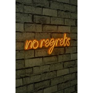 Wallity Ukrasna plastična LED rasvjeta, No Regrets - Yellow