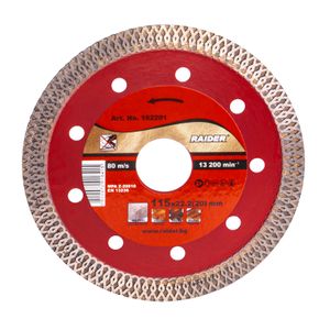Dijamantska rezna ploča TURBO super tanka 115x22.2mm RD-DD21