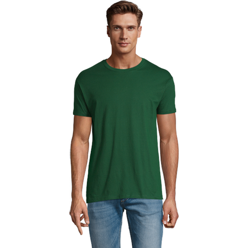 REGENT unisex majica sa kratkim rukavima - Tamno zelena, S  slika 1