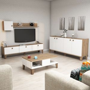 Sumer 3 Oak
White Living Room Furniture Set